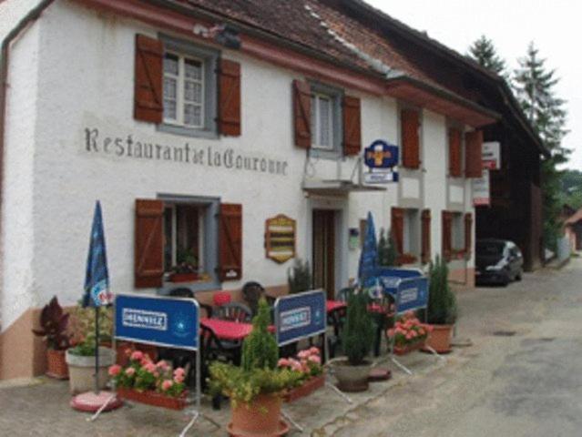 Auberge Restaurant Couronne Beurnevésin Eksteriør bilde